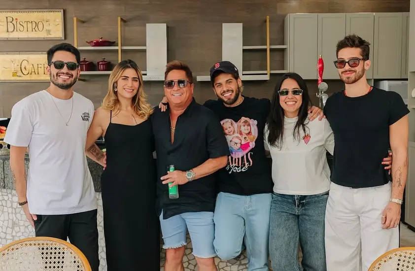João Guilherme compara Leonardo com personagem de Carlinhos Maia e leva internet a loucura (Foto: Redes Sociais)