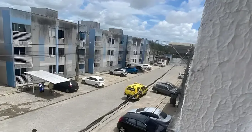 Vídeo flagra momento em que briga de vizinhos termina em morte (Foto: Redes Sociais)