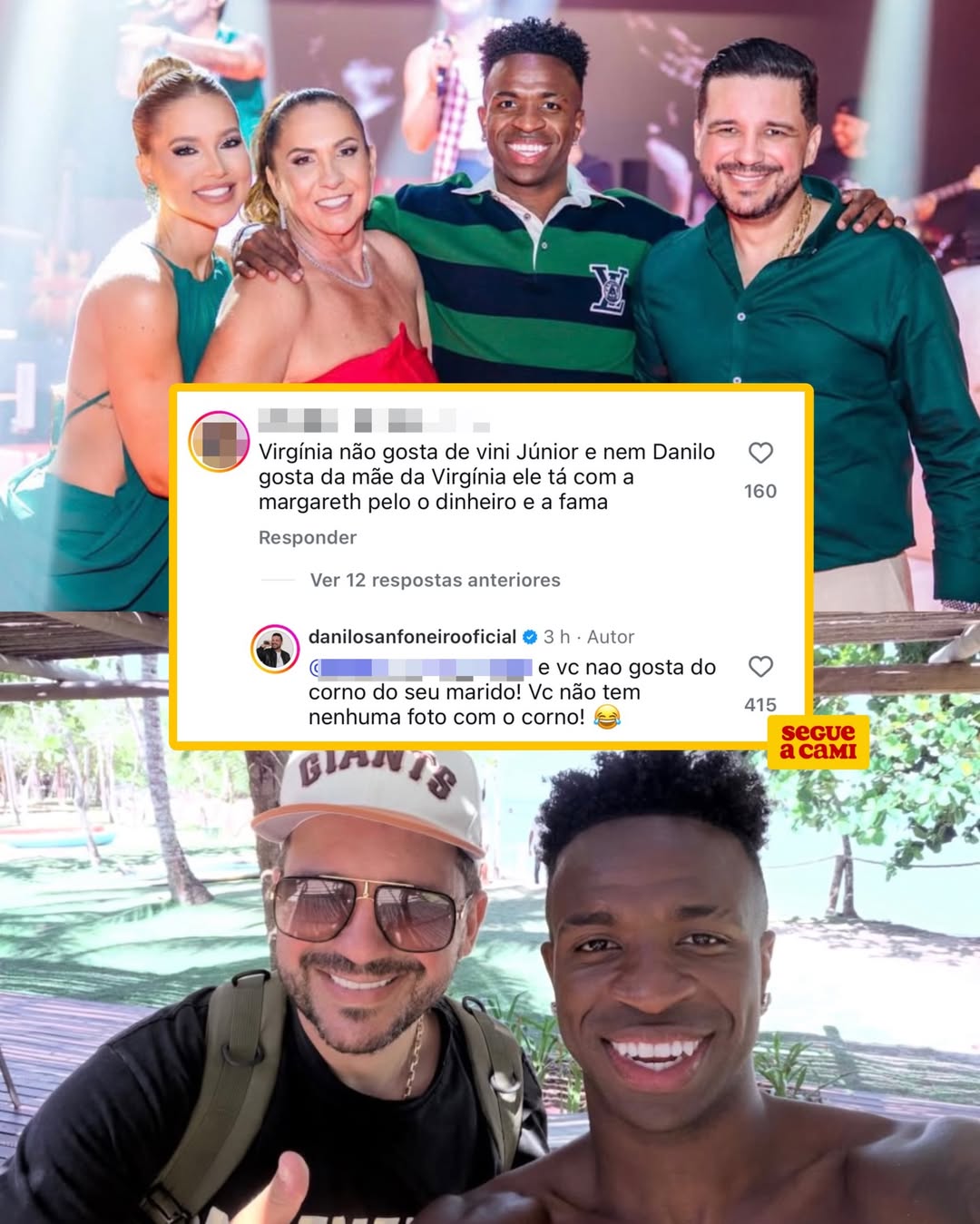 (Foto: Reprodução / @segueacami)