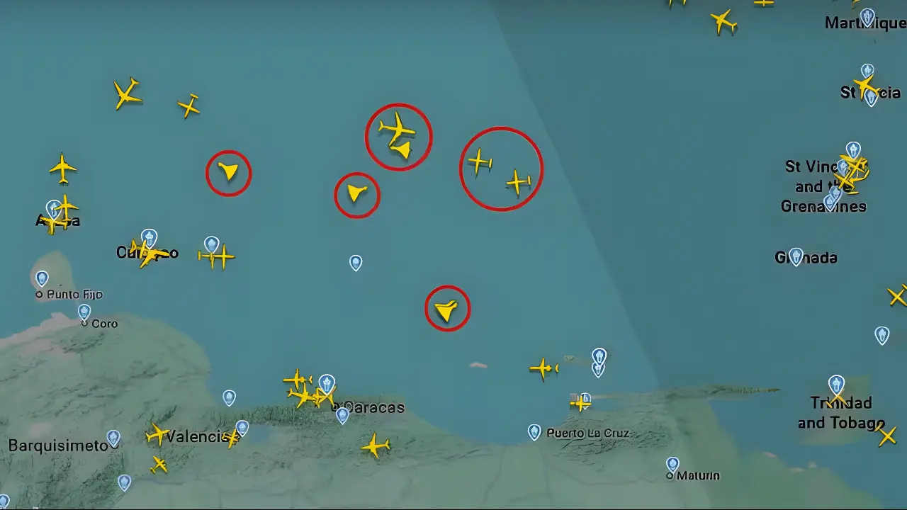 Tensão na Venezuela: aeronaves militares dos EUA sobrevoam área próxima à capital do país