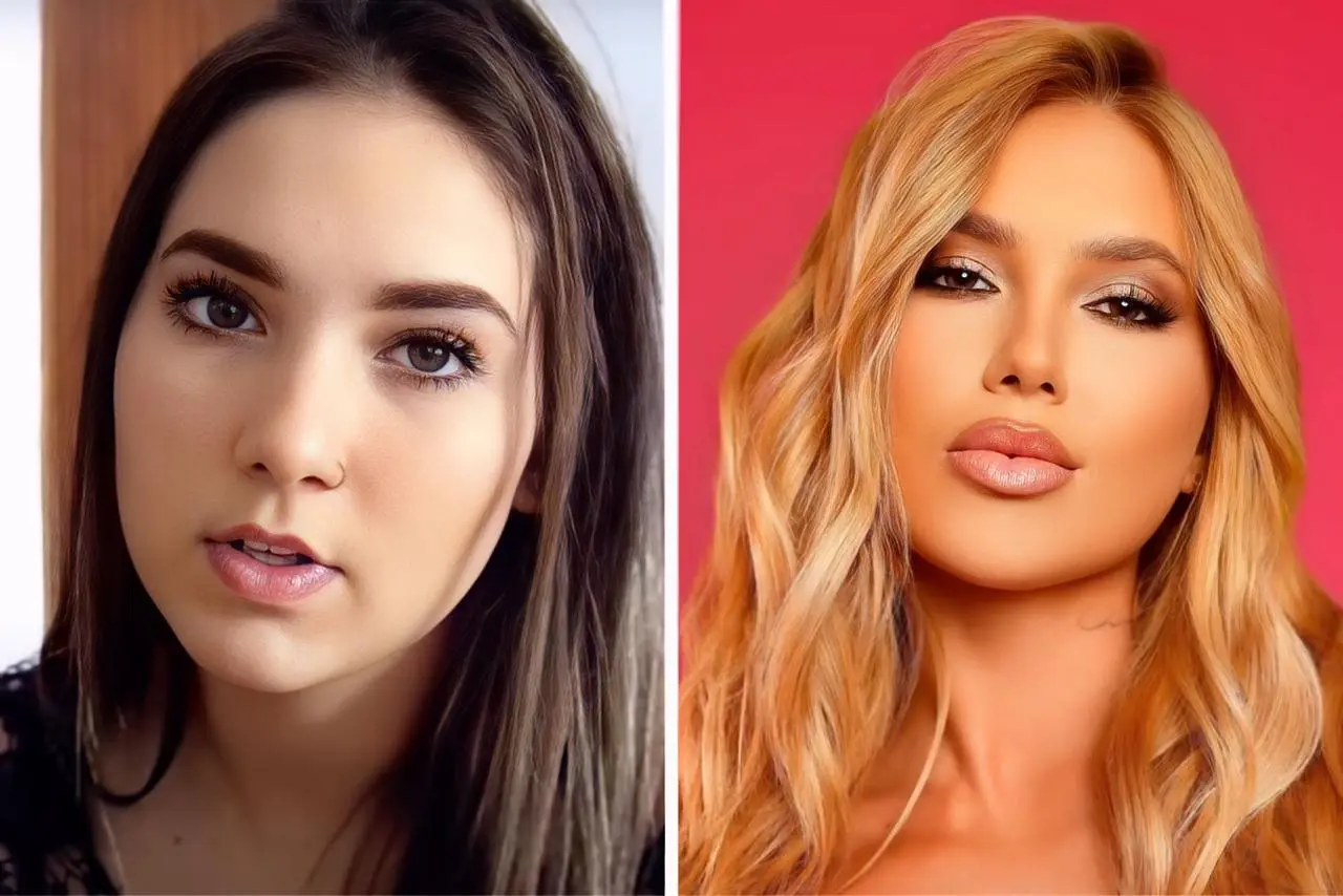 Antes e depois da Virginia Fonseca - Reprodução: Redes Sociais 