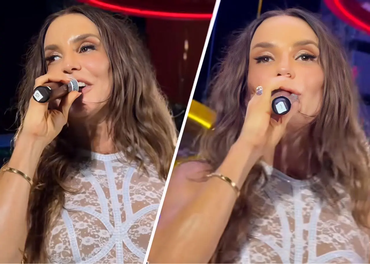 Ivete Sangalo durante show || Reprodução: Redes Sociais 