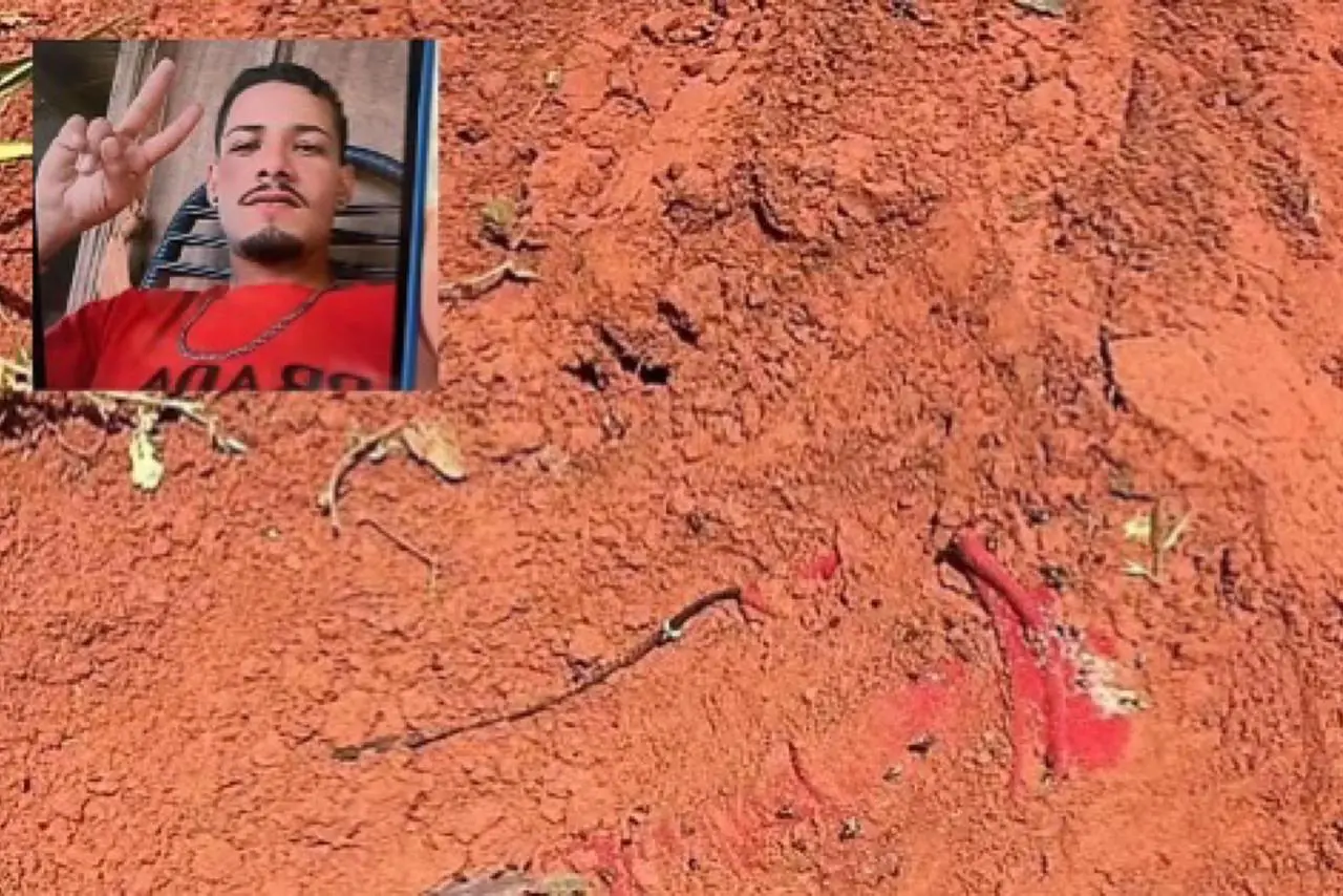 Homem foi morto e jogado em cova rasa no MT - Reprodução: Redes Sociais 