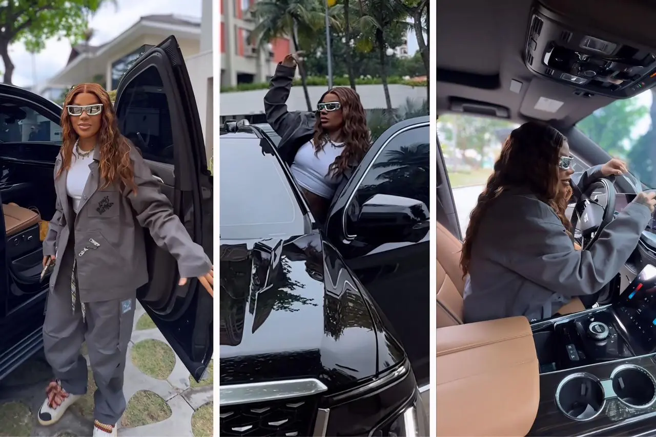 Ludmilla ostenta carro de luxo || Reprodução: Redes Sociais 