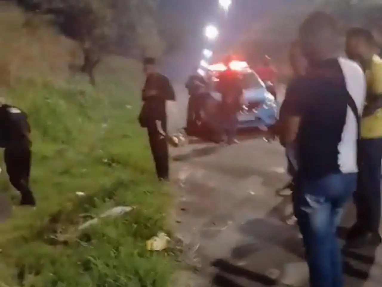 Ocorrência na AV Brasil em Santa Cruz no Rio de Janeiro - Reprodução: Redes Sociais 