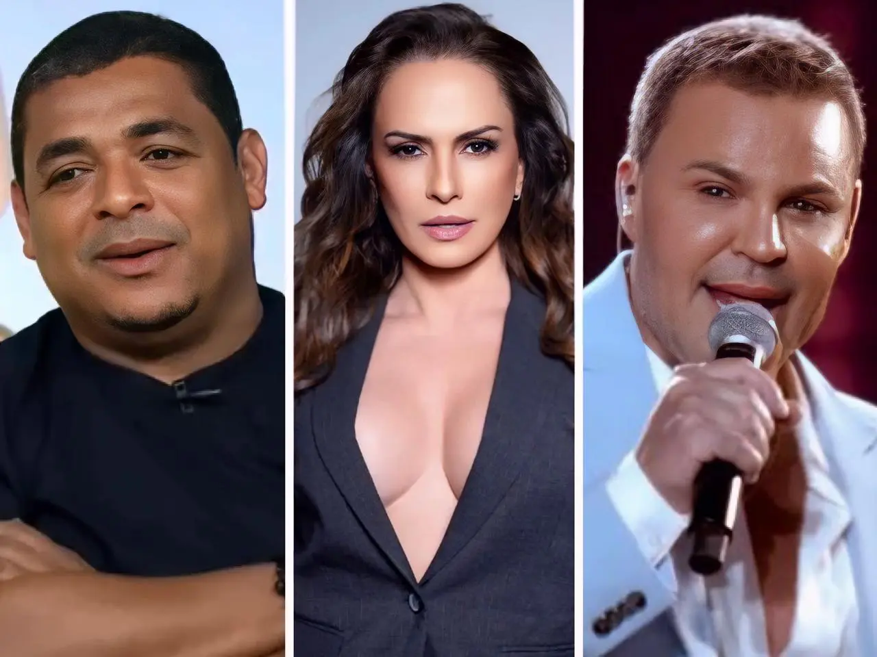 Ranking de Nubia tem Vampeta no topo da lista e Eduardo Costa na 'lanterninha' - Reprodução: Redes Sociais  