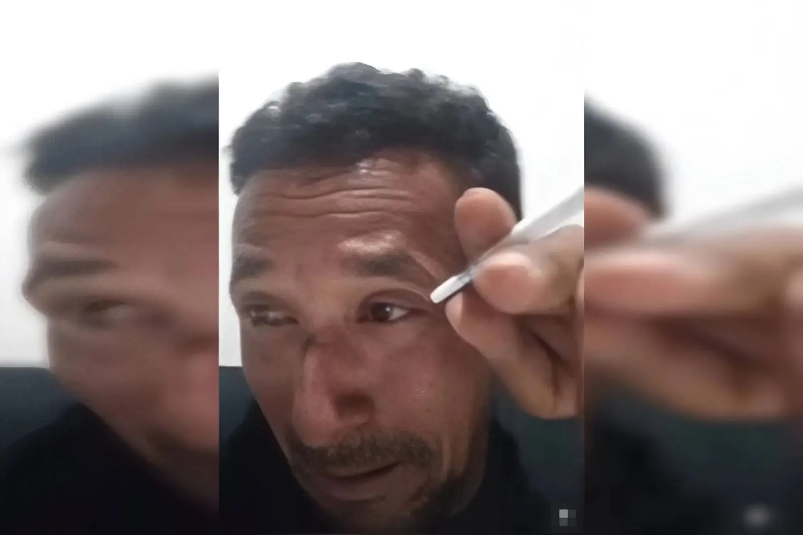 Foragido da Justiça envia vídeo com ameaças à ex-mulher (Foto: Reprodução)
