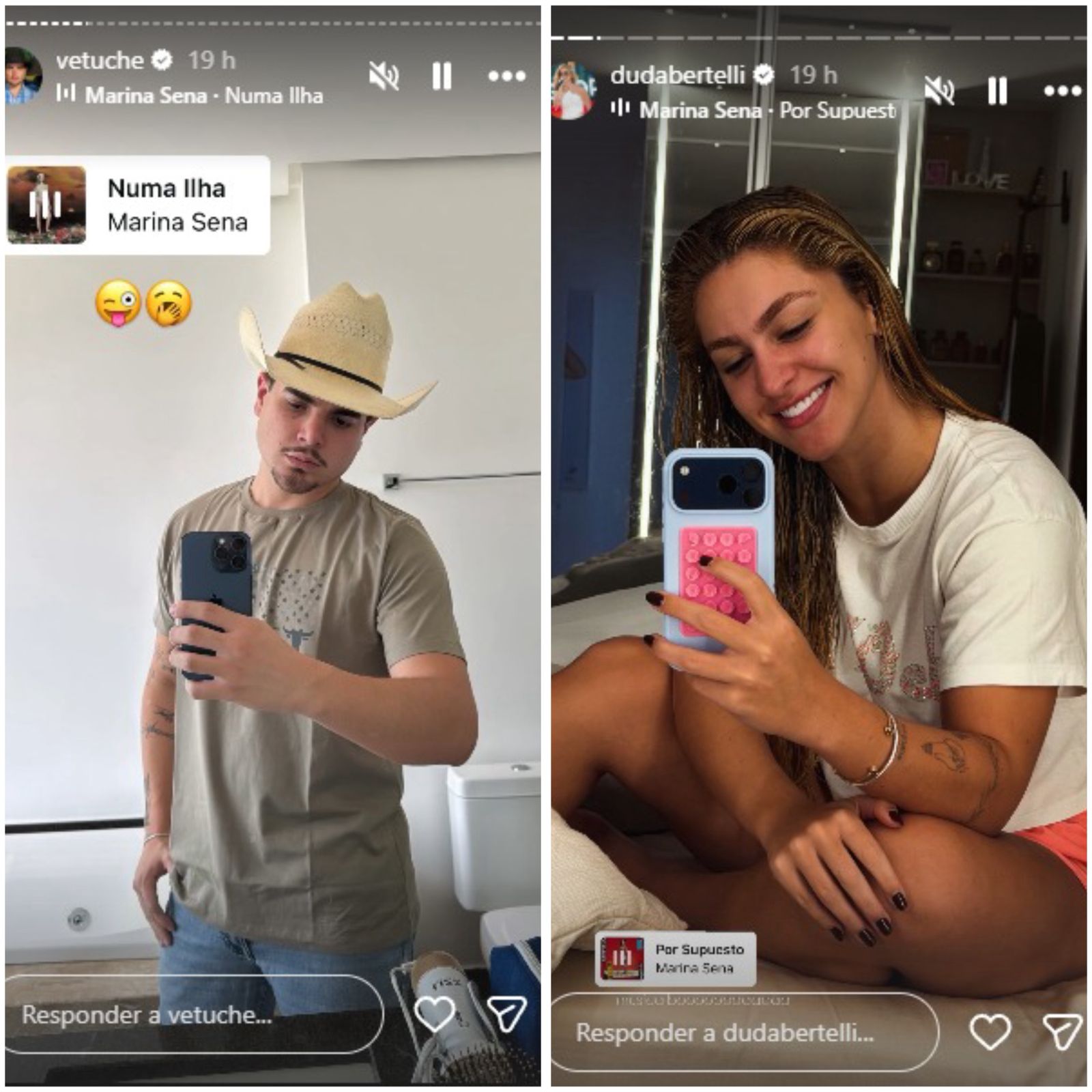 Amigas de Ana Castela usam música de Marina Sena e web aponta indireta a influenciadora