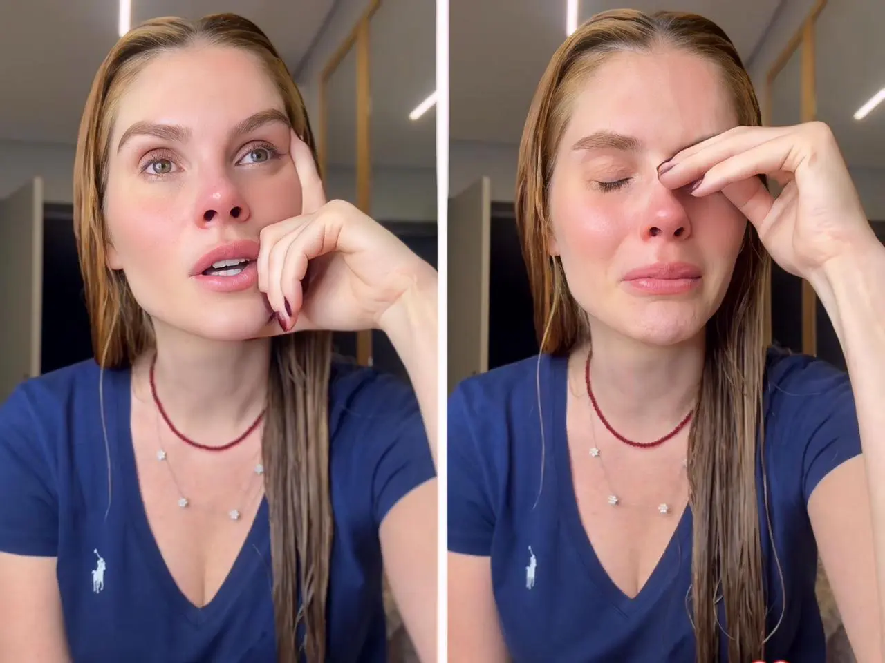 Bárbara Evans desaba na web e chora ao falar da exaustão da maternidade || Reprodução: Redes Sociais 