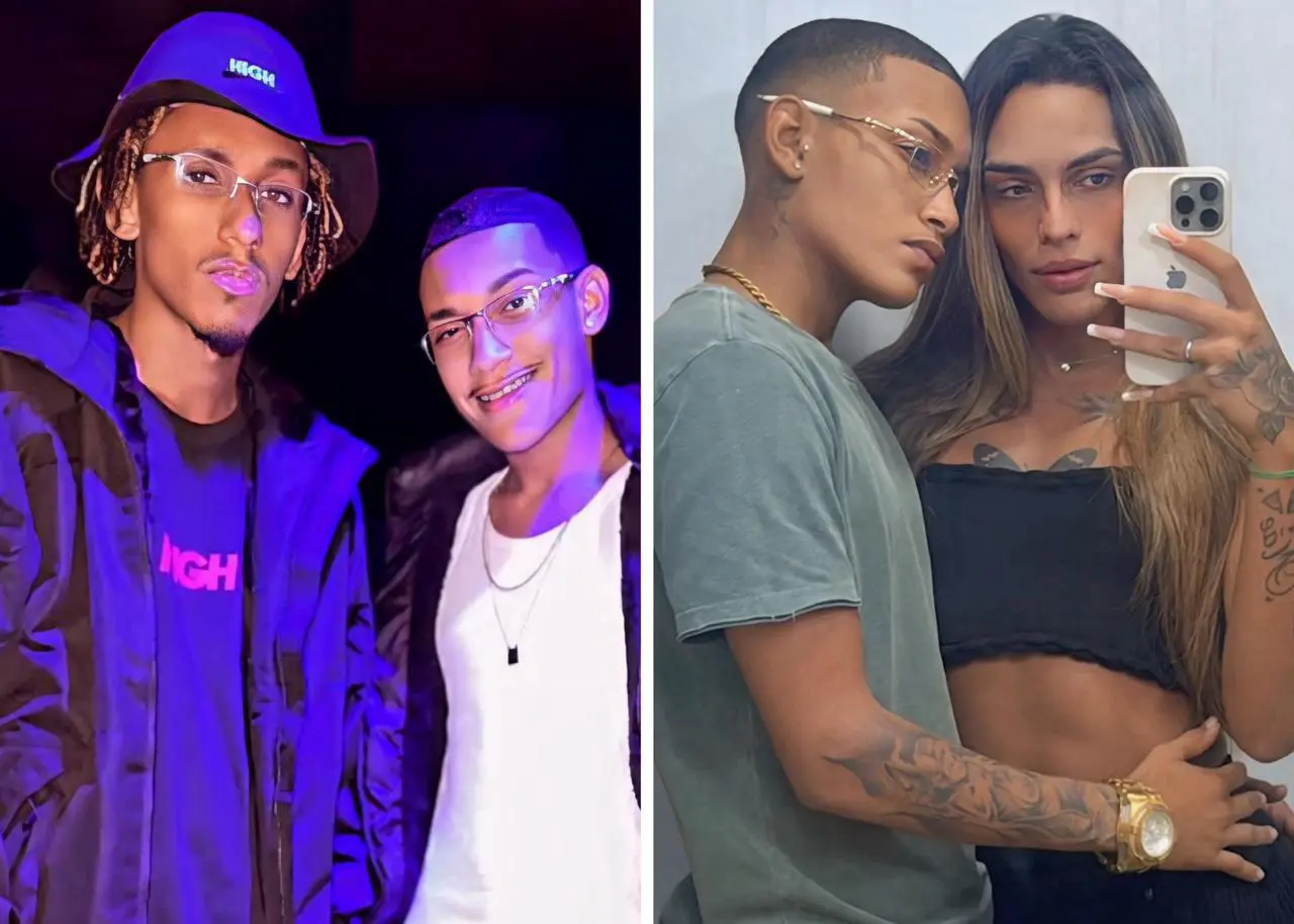 Pedro Henrique com o irmão Dinho Viana e Mapoua || Reprodução: Redes Sociais 