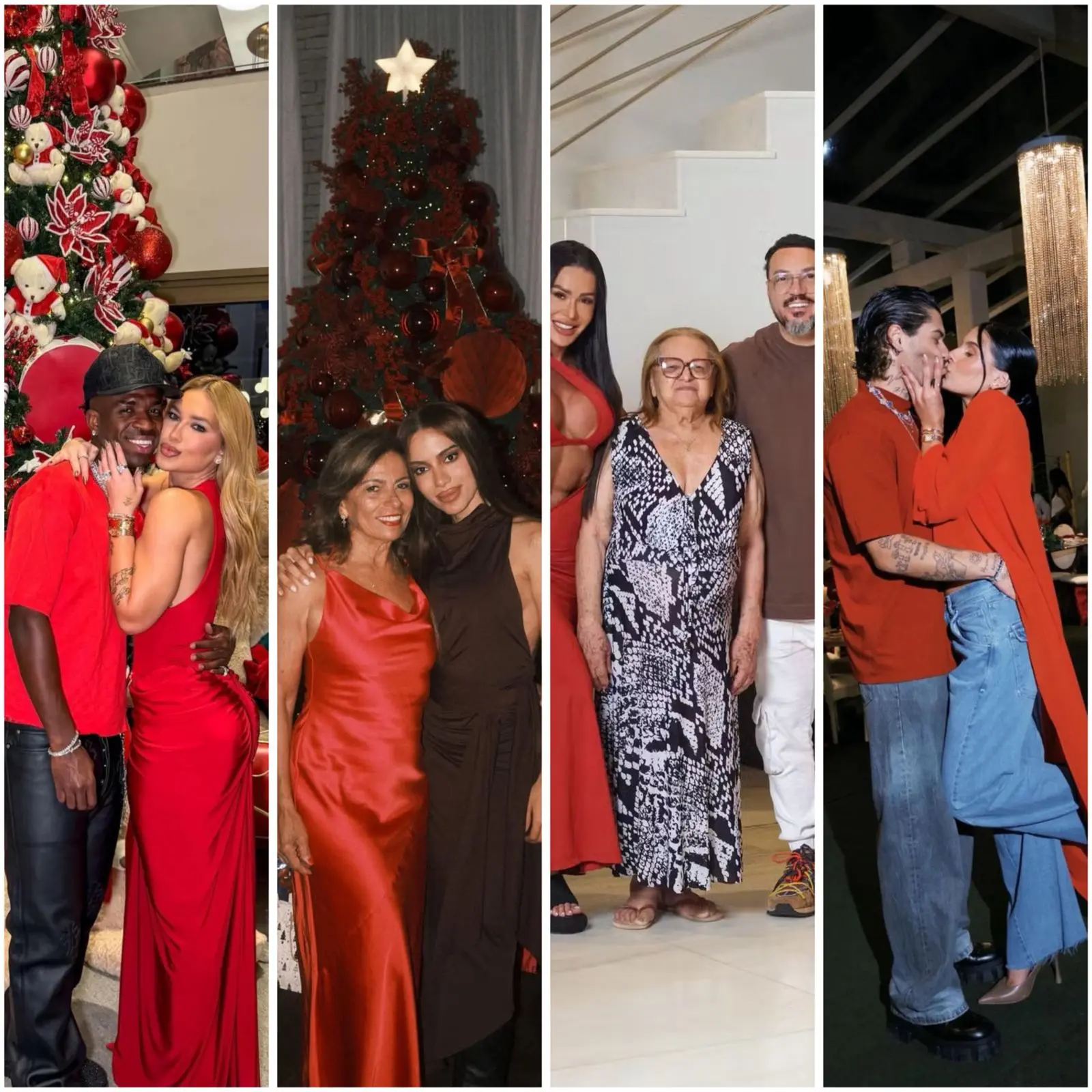Anitta, Ivete, Belo e mais: veja o que rolou na ceia de Natal dos famosos (Foto: Reprodução/Redes sociais)