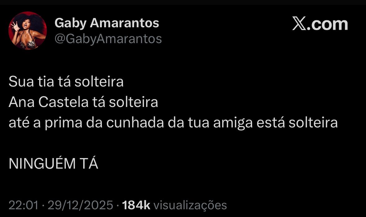 Gaby Amarantos muda letra de música após fim de namoro de Ana Castela e Zé Felipe