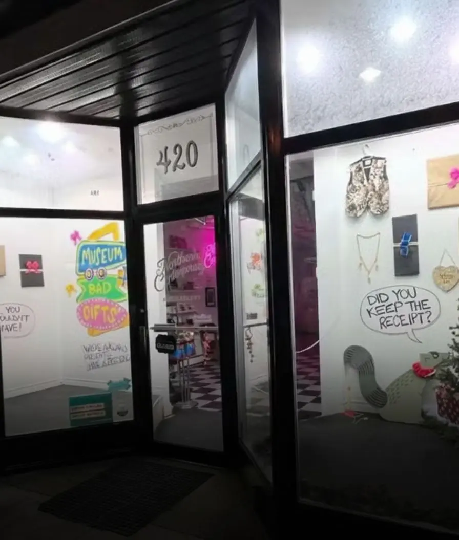 Objetos considerados estranhos ou constrangedores ganham novo significado em exposição temporária em Toronto. Foto: @museumofbadgifts.
