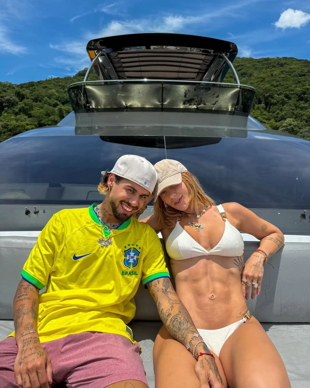 Virginia, Zé Felipe, Ana Castela e Vini Jr. aparecem ‘juntos’ e chocam a web (Foto: Redes Sociais)