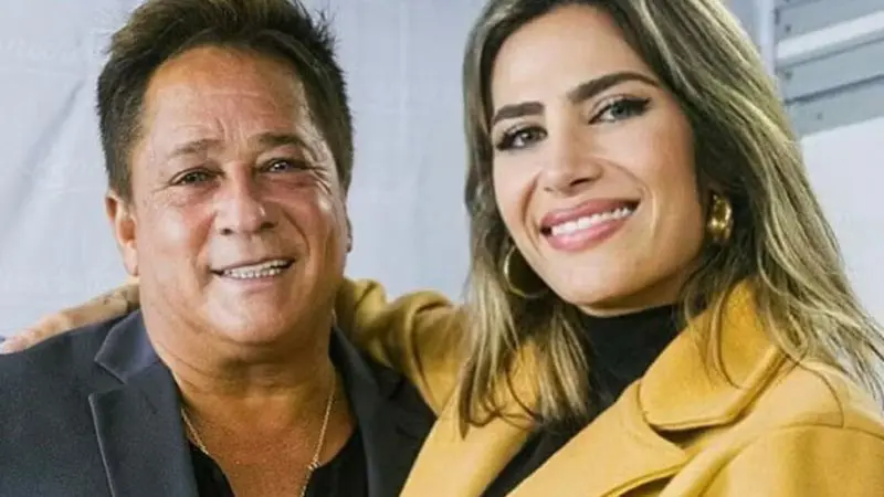Jéssica Beatriz Costa tranquilizou os fãs de Leonardo e disse que o cantor está bem após passar por desidratação. Foto; Divulgação / Redes sociais.