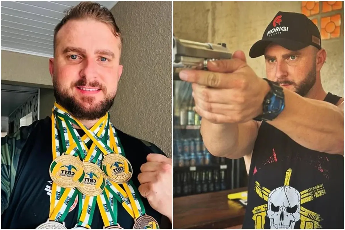 Campeão de tiro morre após disparo acidental dentro de casa