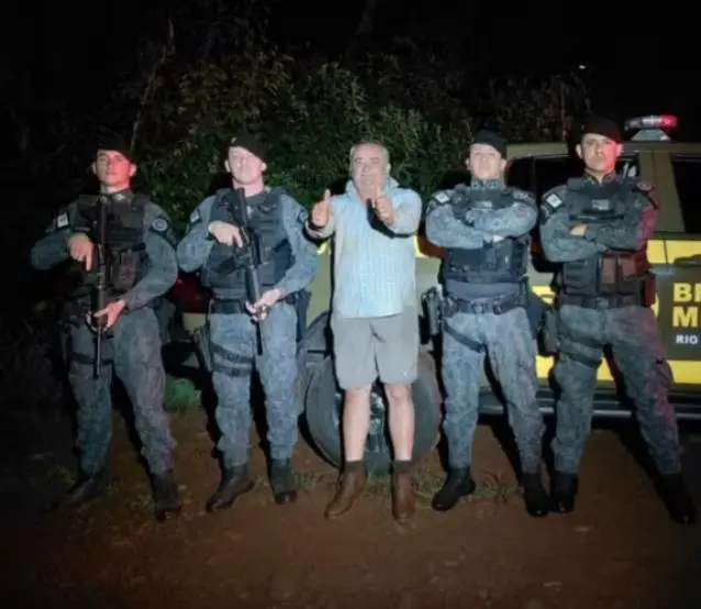 Vice-prefeito de cidade do RS é resgatado após quase 48 horas de sequestro (Foto: Divulgação)