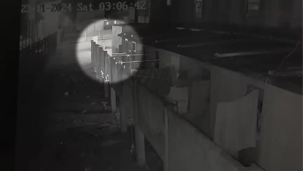 Vídeo mostra arma sendo entregue por drone em presídio no RS — Foto: Reprodução/GHZ