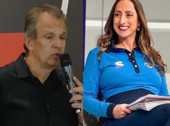 Dirigente do Flamengo ataca jornalista da Globo após críticas: 'nariguda' (Foto: Reprodução/Redes sociais)