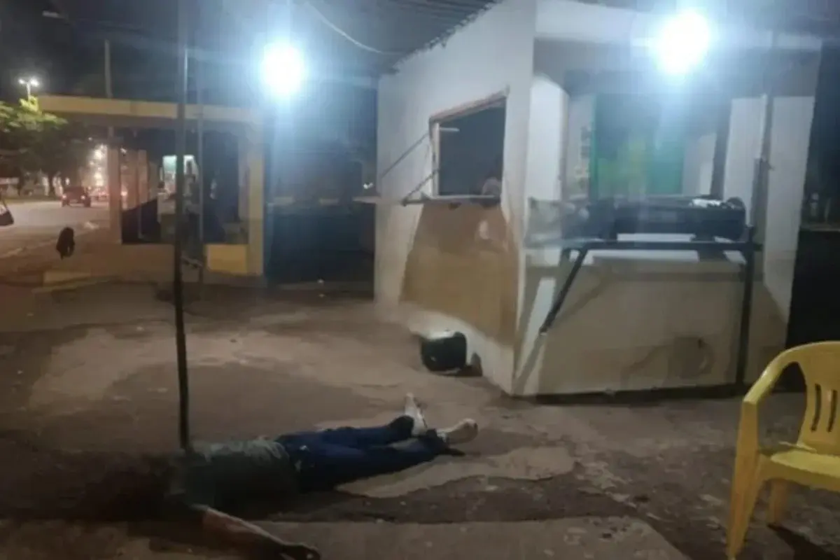 Edivaldo Filipe, de 52 anos, foi morto após levar uma facada no pescoço em um bar de Planaltina, no Distrito Federal. Foto: Reprodução / @fala_palaltina.