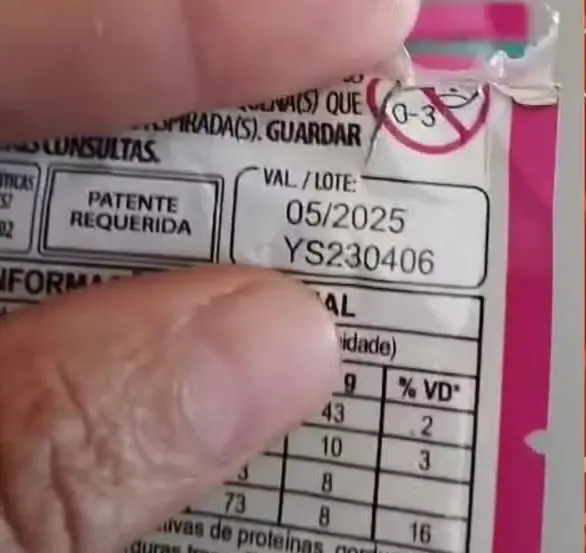 Polícia confirma que doces distribuídos a alunos em Sooretama Polícia confirma que doces distribuídos a alunos em Sooretama estavam vencidos e com etiquetas coladas sobre a data de validade. Foto: Reprodução.