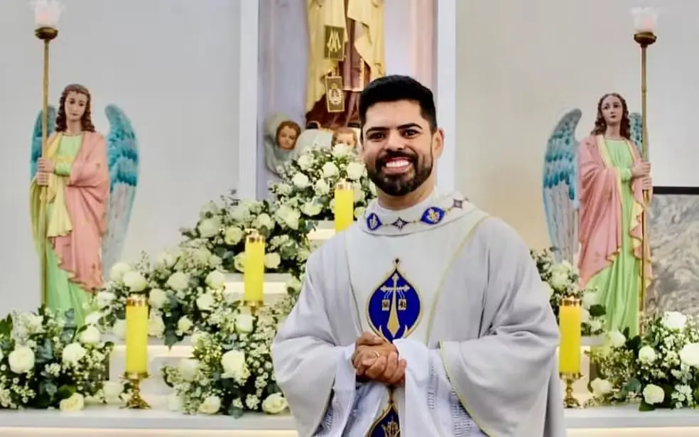 Padre se atrasa para missa e é encontrado morto na casa paroquial (Foto: Arquivo pessoal)