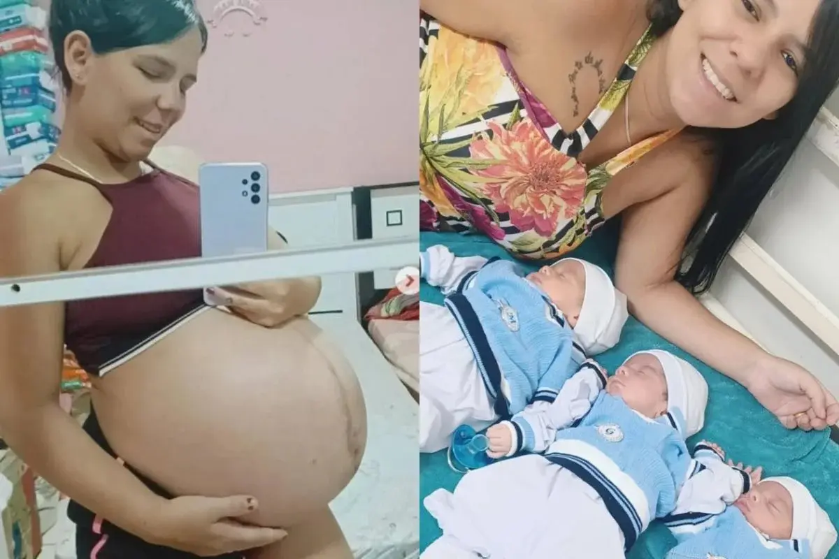 Mulher de 1,45 m surpreende com gravidez rara e viraliza