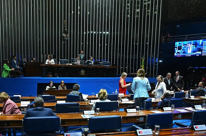 Senado aprova Projeto Antifacção; texto volta para a Câmara (Foto: Divulgação/Senado Federal)