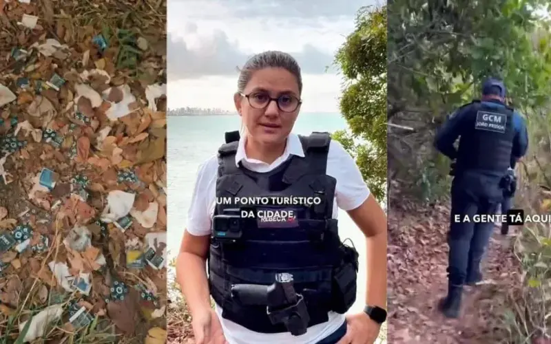 Casal gay é flagrado em ato libidinoso em praia famosa (Foto: Reprodução/Redes sociais)