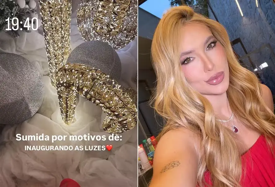 Virginia mostra decoração de Natal de sua mansão e encanta fãs