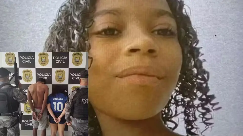 Casal é preso suspeito de ataque que resultou em morte de menina de 12 anos no Piauí — Foto: Polícia Militar
