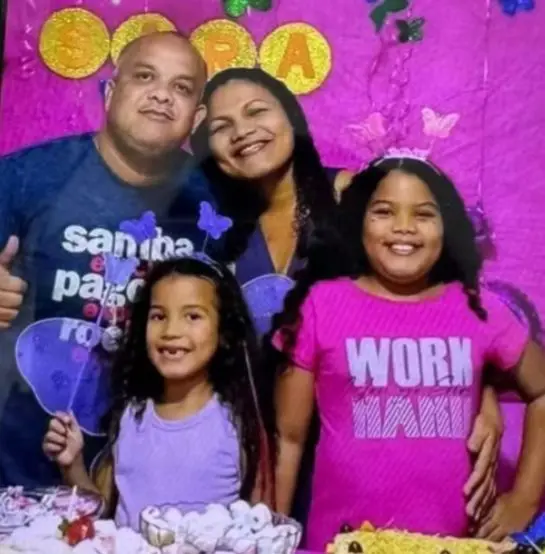 Advogado Denis Carlos Rolim, esposa e as duas morreram em acidente no Espírito Santo  (Foto: Arquivo Pessoal)