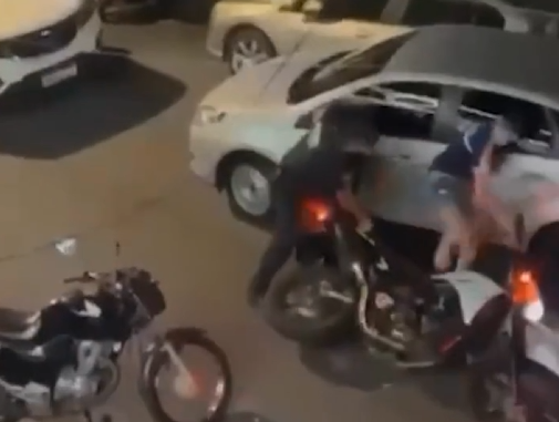 Guarda atirou em jovem com armamento não letal (Foto: Reprodução)