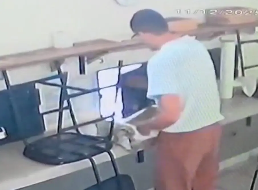 Preso usou passagem pra fugir de detenção (Foto: Reprodução)