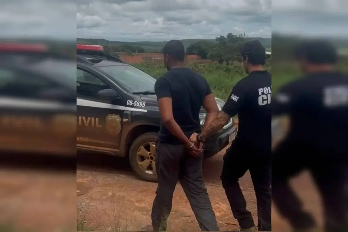 Homem foi preso após matar cachorro e assar carne (Foto: Polícia Civil DF)