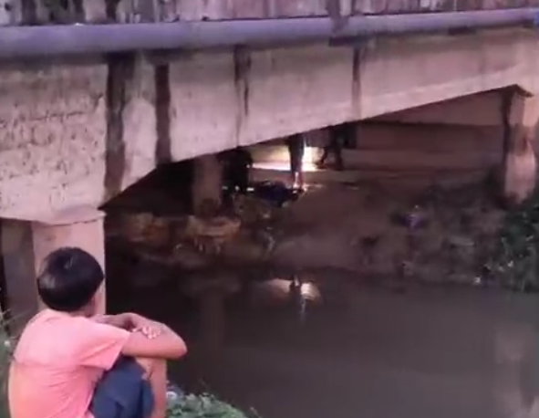 Corpo foi encontrado debaixo de ponte (Foto: Reprodução)