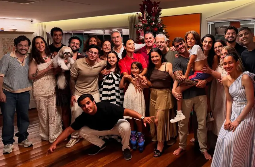 Daniel Cady participou de festa de Natal (Foto: Reprodução / Redes Sociais)