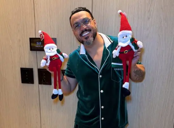 Belo publicou fotos durante Natal (Foto: Reprodução / Redes Sociais)