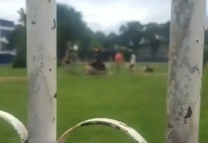 Homem foi esfaqueado em parquinho (Foto: Reprodução)