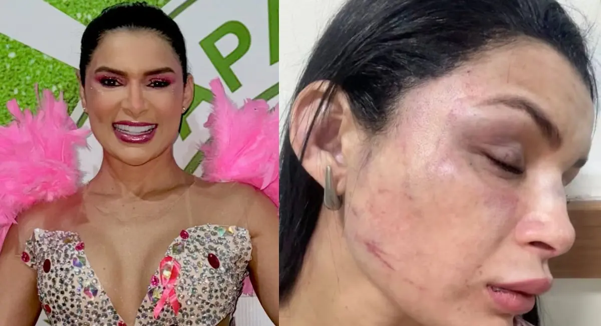 Vídeo mostra musa sendo brutalmente espancada por falso motorista de app