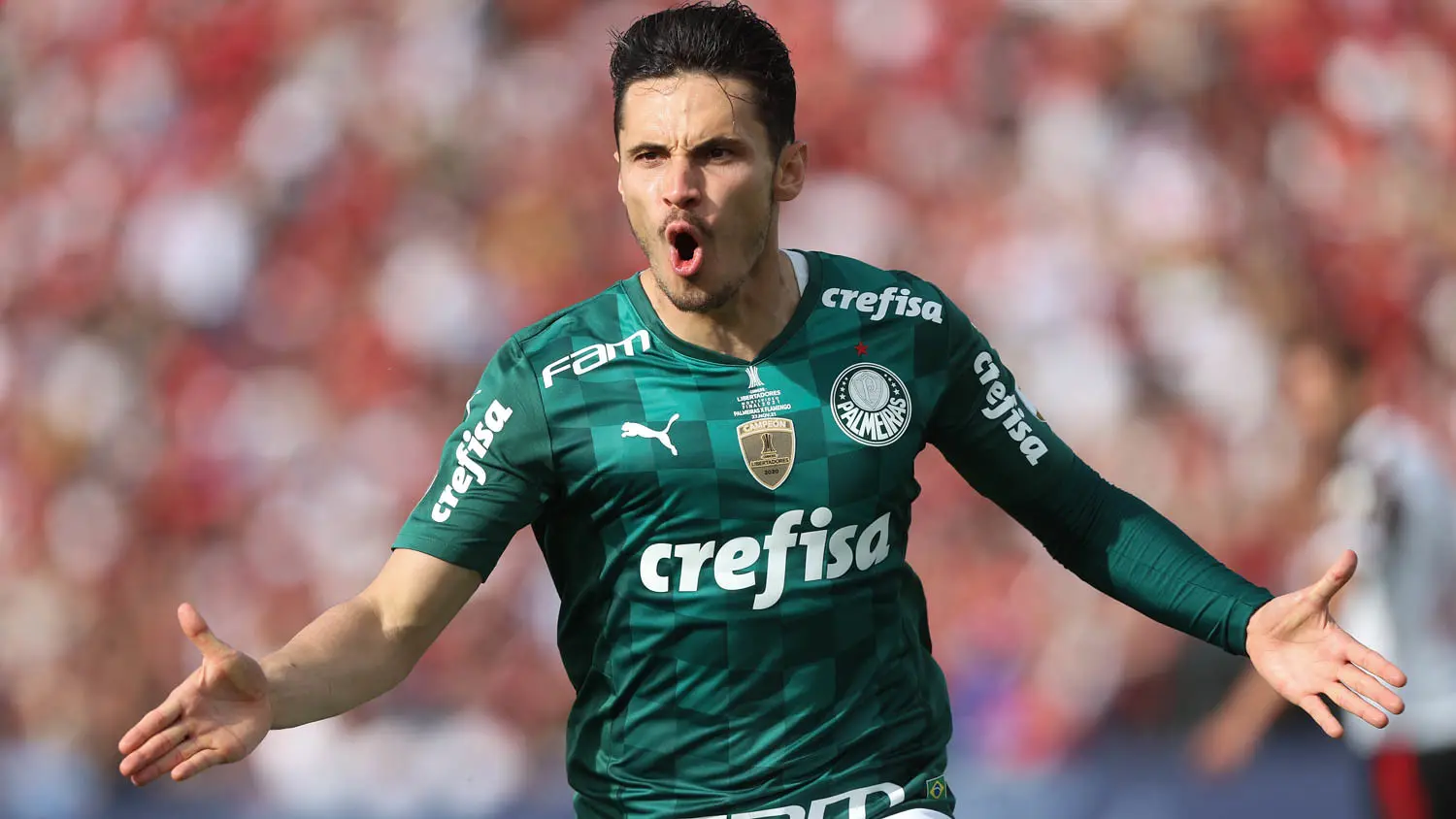 Palmeiras acertou empréstimo de Raphael Veiga (Foto: Cesar Greco)