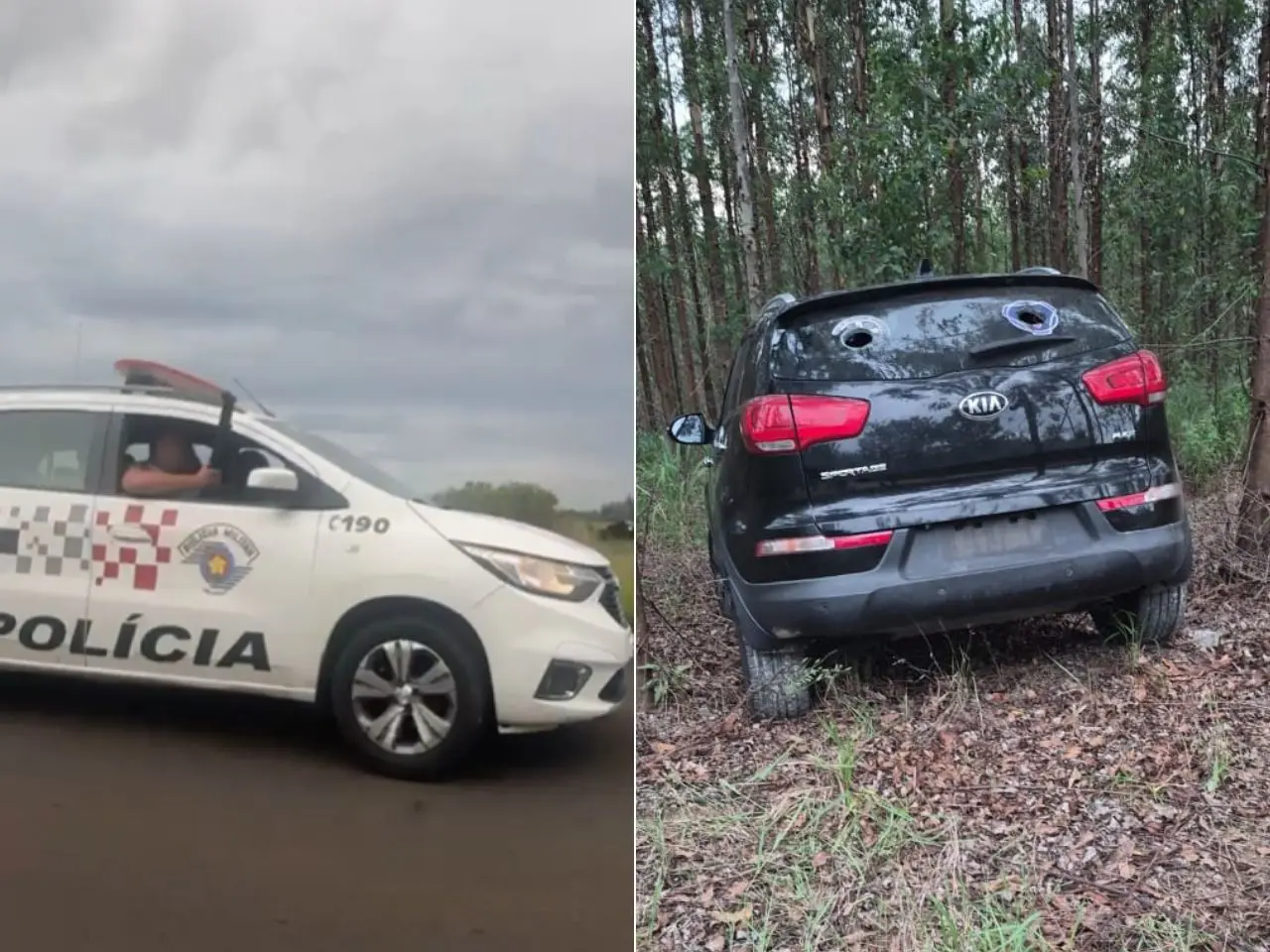 Desesperados, motoristas dirigem na contramão após ataque a carro-forte; vídeos