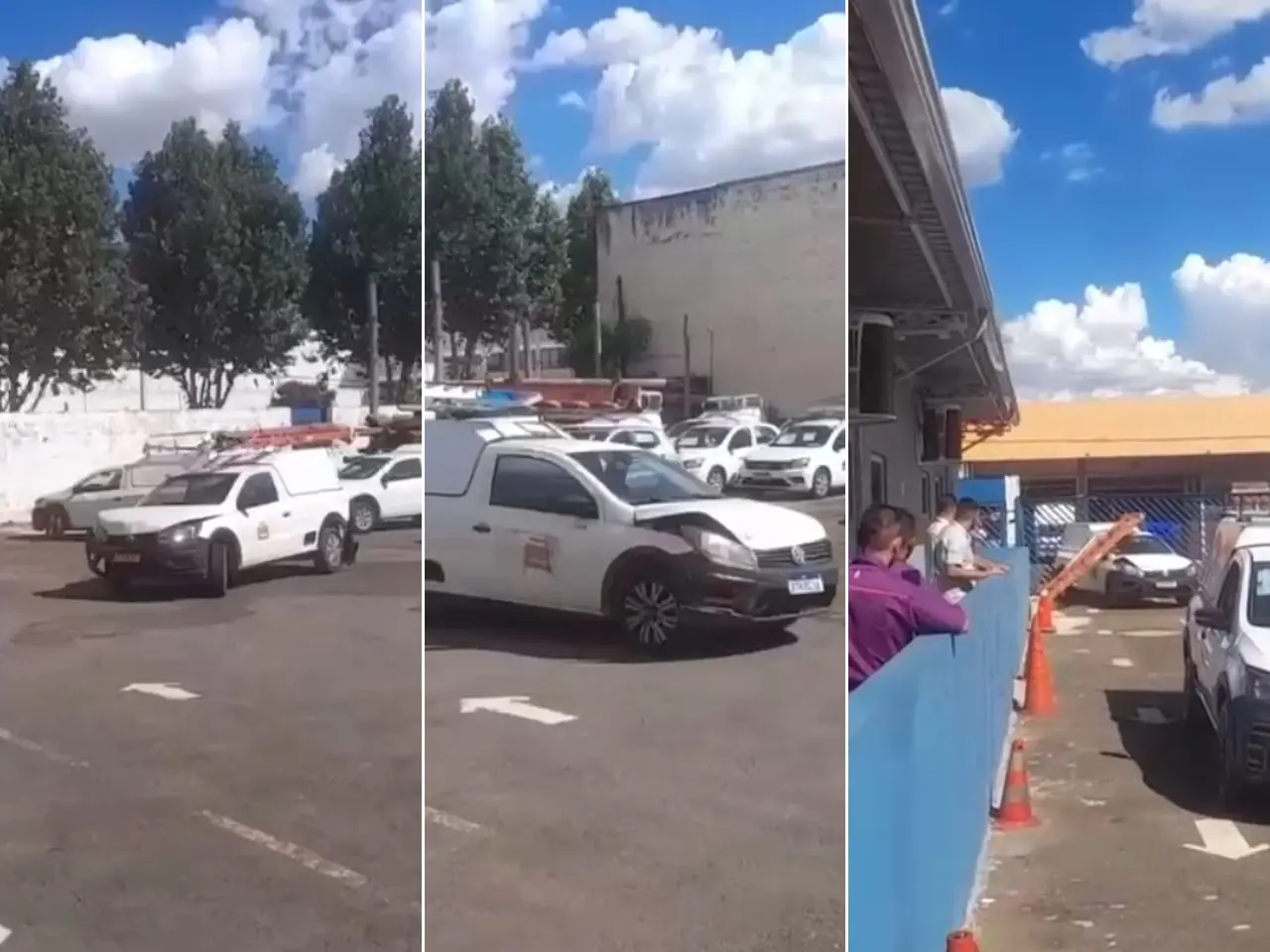 Funcionário descobre que vai ser demitido, entra em surto e destrói carros da empresa; vídeos