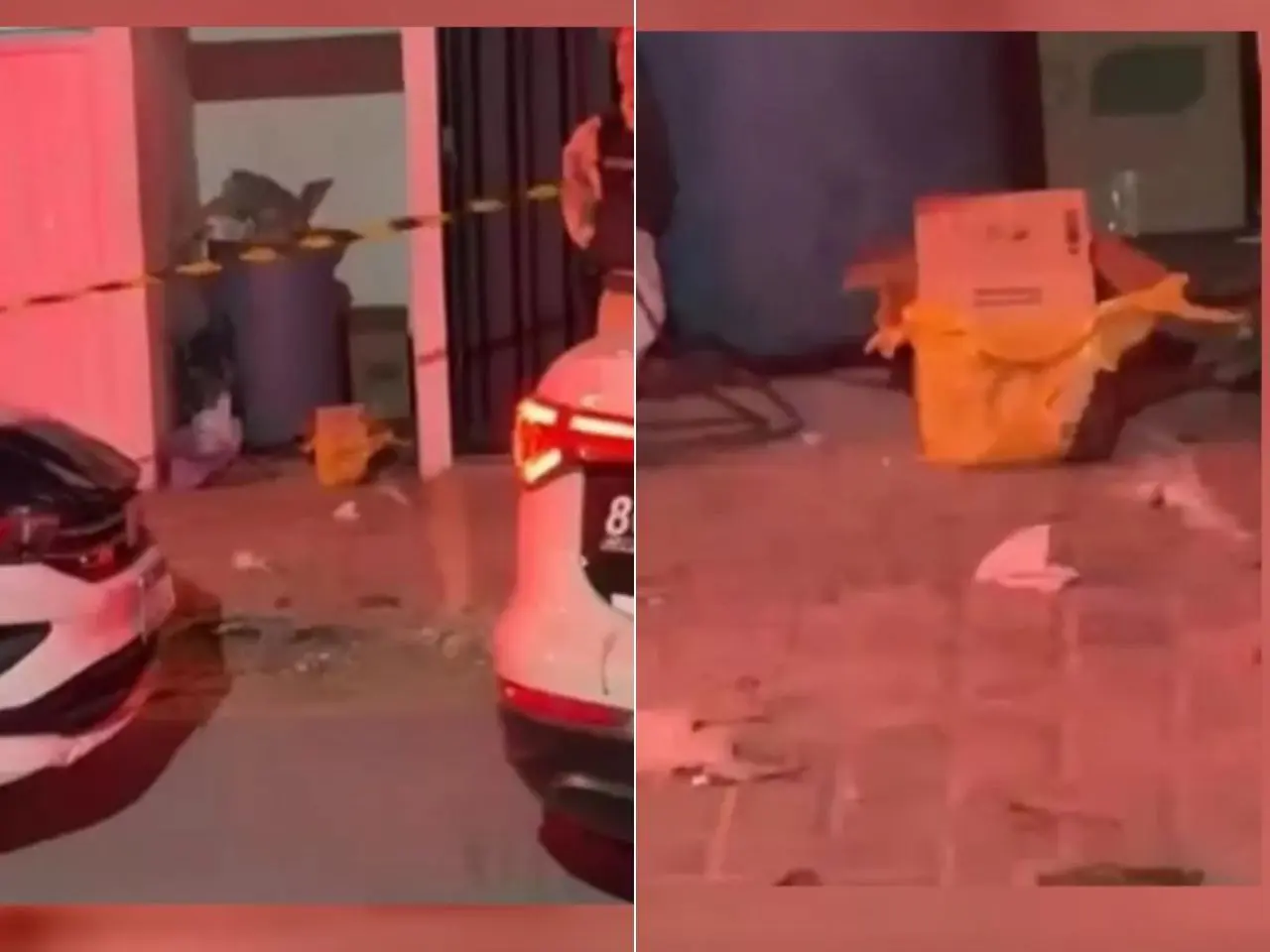 Mulher é flagrada carregando caixa onde estaria corpo de bebê; vídeo