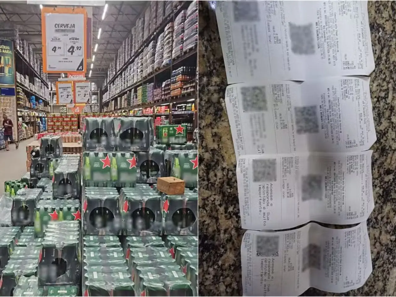 Cliente paga R$ 16 mil em cervejas na promoção e gerente acaba presa por erro de supermercado