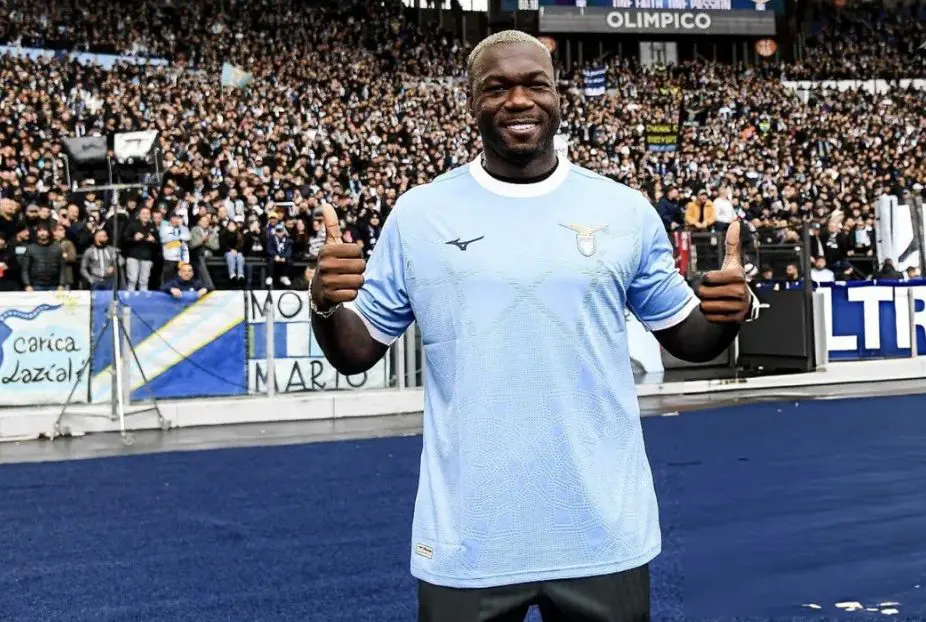 Caicedo em homenagem da Lazio II Foto: Reprodução/Instagram