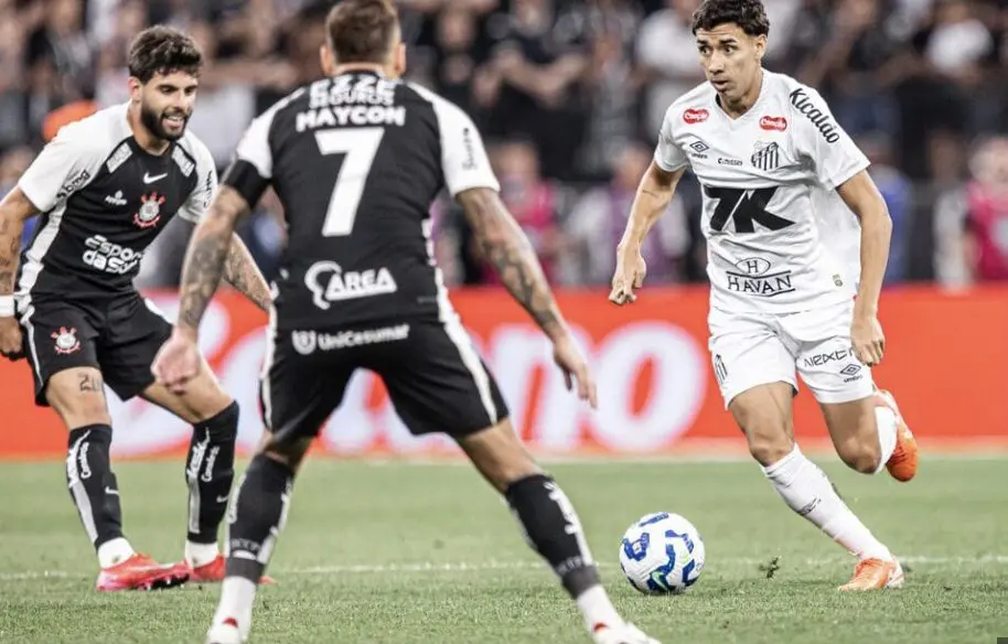 Santos e Corinthians se enfrentam nesta quinta. Foto: Reprodução/Santos