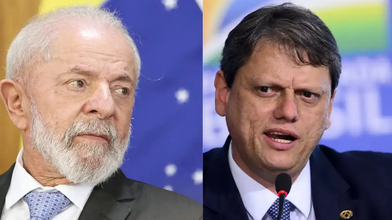 Lula e Tarcísio (Foto: Marcelo Camargo/Agência Brasil)