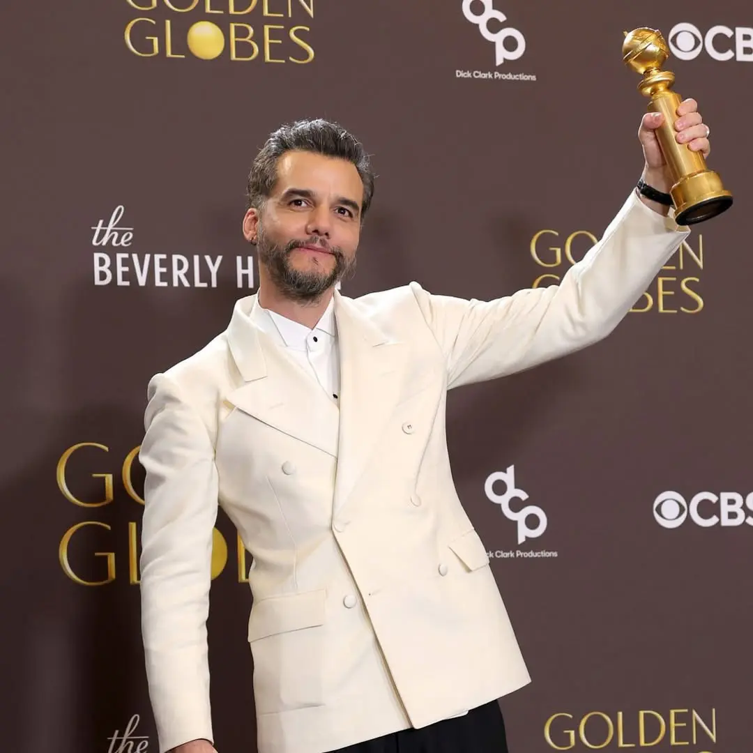 Wagner Moura ganha Globo de Ouro como melhor ator - Reprodução/ Redes sociais @wagnermoura_brasil