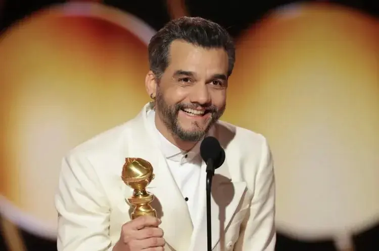 Discurso de Wagner Mouro após vencer o Globo de Ouro - Reprodução/ Globo de Ouro